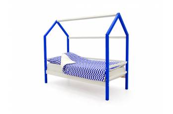 Кровать-домик Svogen сине-белый