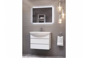 Комплект мебели в ванную Wing 600-0-2 подвесной белый