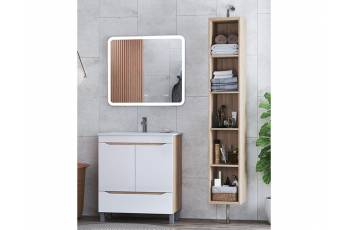 Комплект мебели в ванную Grani 750 дуб сонома напольный