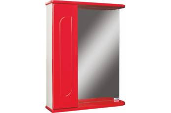 Шкаф зеркало Радуга Красный 60 левый/правый