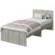 Кровать Мона 900 дуб серый