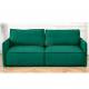 Диван 9999 ткань Вивальди 11 изумрудный