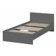 Кровать 900 Денвер Графит серый с настилом