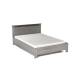 Кровать 1400 Денвер без основания Риббек серый