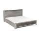 Кровать Люкс 1800 Денвер без основания Риббек серый
