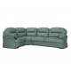 Угловой диван Квин 6 Ultra Olive без механизма левый