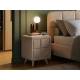 Тумба прикроватная Софи 3 песок алькантара