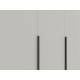 Шкаф Монблан New распашной 1200 3-х дверный Дуб крафт серый-Кашемир