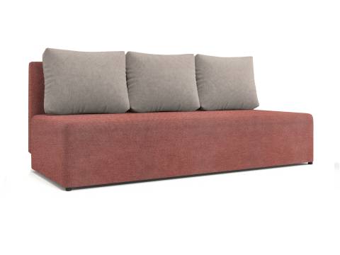 Диван прямой Алиса 2 savana plus coral savana plus ivory
