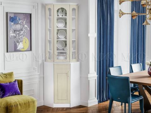 Буфет угловой Констанция Фисташка