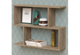 Полка Д-2 Дуб крафт серый