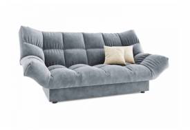 Диван прямой Клик Кляк (ППУ) с ножками-кубышками Селфи 15/Селфи 01