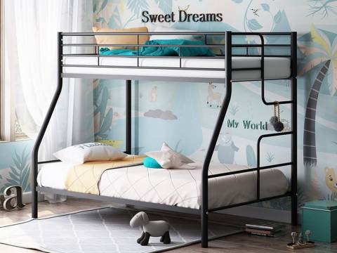 Двухъярусная кровать Гранада-3 черная