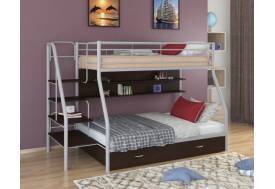 Двухъярусная кровать Толедо 1 ПЯ серый венге