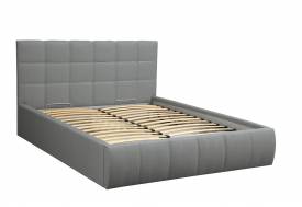 Кровать Диана 1600 Н1010 жаккард серый