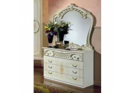 Комод с зеркалом Роза Беж