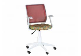 Кресло Эксперт white Т-эрго детский принт красный-Т52