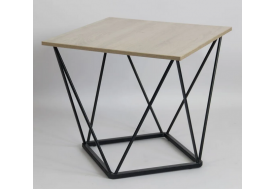 Стол журнальный Кристи Дуб сонома/черный