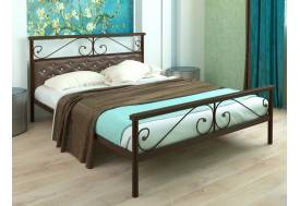 Кровать двуспальная Эсмеральда Plus мягкая