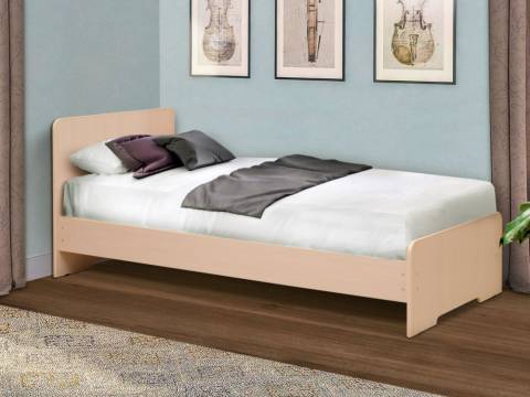 Кровать на уголках № 5 односпальная ЛДСП