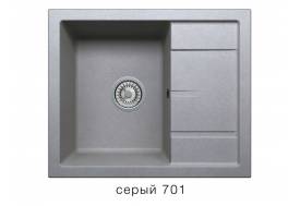 Кухонная мойка Tolero R-107 Серый 701