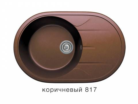 Кухонная мойка Tolero R-116 Коричневый 817