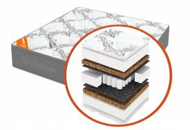 Матрас Mega холкон-кокос TFK Gray Night 90х200