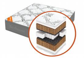 Матрас Mega кокос 30 TFK Gray Night 140х200