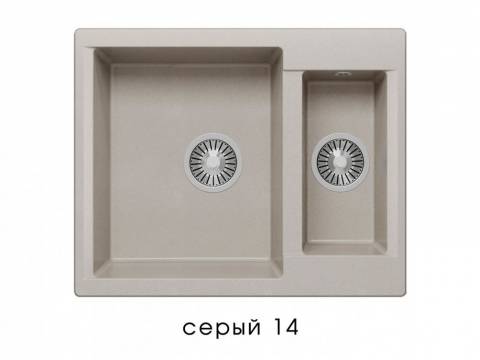 Мойка Polygran Brig-620 Серый 14