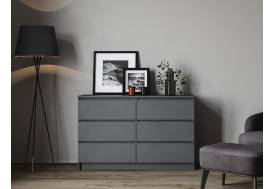 Комод Мори МК1200.6/4 Графит