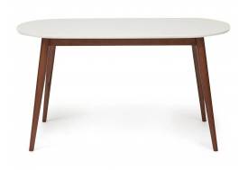 Стол обеденный Max Макс Белый-Коричневый