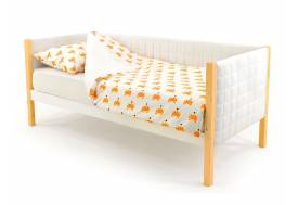 Кровать-тахта мягкая Svogen дерево-белый