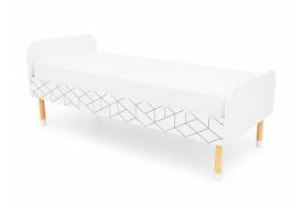 Кровать Stumpa Классика с рисунком Ромбы