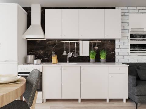 Кухонный гарнитур Point 1800 Белый