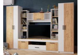 Гостиная Сидней 2 фасад Дуб Крафт золотой