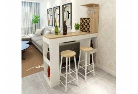 Барный стол №11 Белый-Сонома