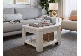 Журнальный стол Адам 1 белый рамух