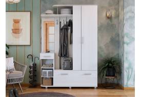 Прихожая Барселона-2 белый рамух