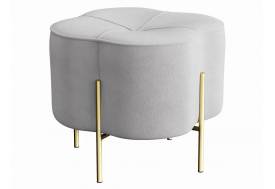 Пуф Кантри велюр ultra smoke