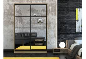 Шкаф-купе Лофт Шк16-47 1600 глубина 470 фасад зеркало 3Г