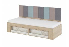 Кровать 0,8 с мягким элементом 2,0 Алиса мод.1.2