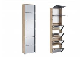 Шкаф для обуви с зеркалом Палермо мод.7