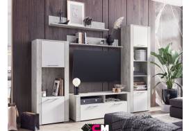 Гостиная Мирослава Дуб Крафт Белый/Сноу