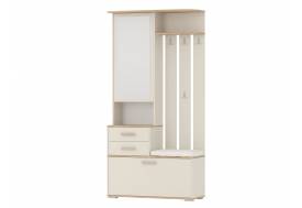 Прихожая Домино 2-3431 Дуб Крафт Золотой / Сатин