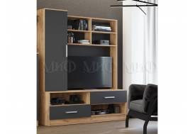 Гостиная Мартина центр Графит, Дуб крафт