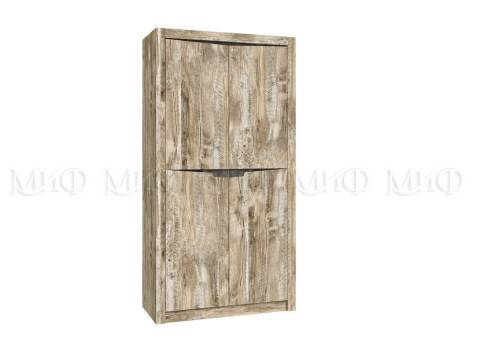 Шкаф 2-х створчатый с полками Ривьера Миф