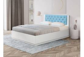 Кровать Венеция 12.2 1600 с ортопедическим основанием велюр 011