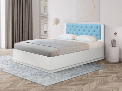 Кровать Венеция 12.3 1200 основание ладе велюр 011