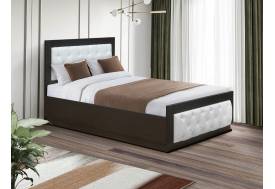 Кровать Венеция 13.3 1400 основание ладе венге-белый