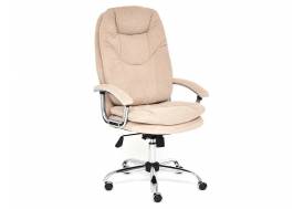 Кресло офисное Softy lux флок бежевый